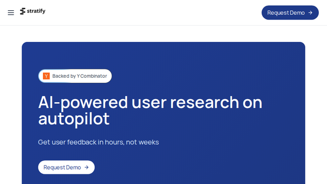 Stratify AI | The AI-Powered User Research Platform