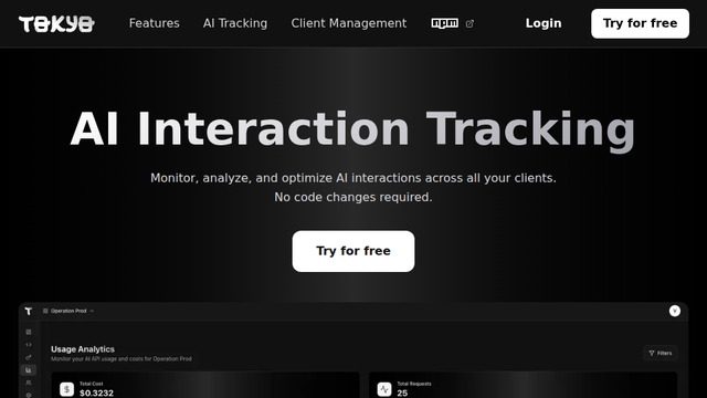 Tokyo AI Interaction Tracking