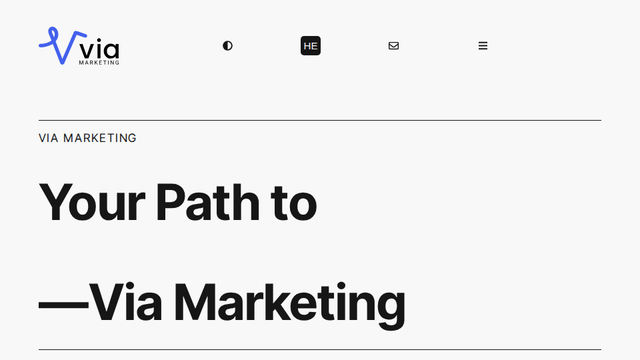 B2B Fractional Marketing Agency | GTM Planning & Execution | Via Marketing, a Strategic B2B Fractional Marketing Agency.