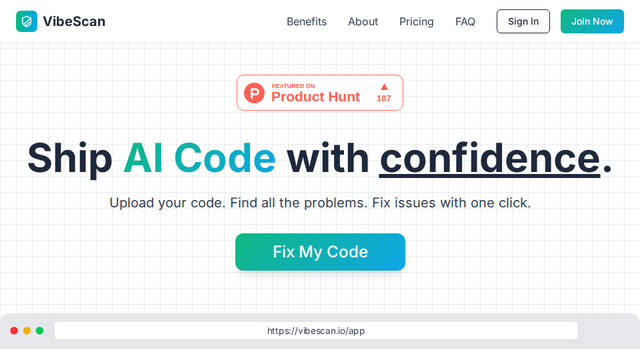 VibeScan - Ship AI Code with Confidence