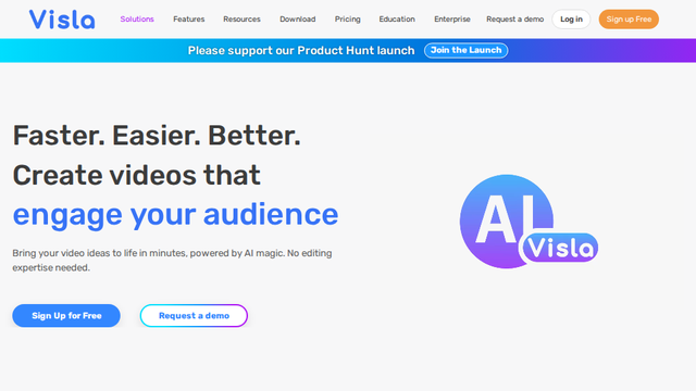 Visla: AI Video Creation and Editing for Business