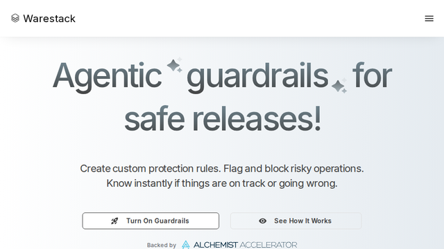 Warestack – Agentic guardrails for safe releases