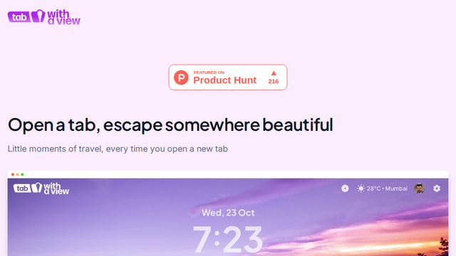 Tab With a View: Open a tab, escape somewhere beautiful